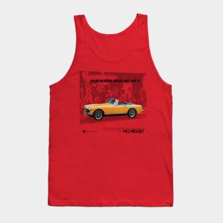 MG MIDGET - advert Tank Top